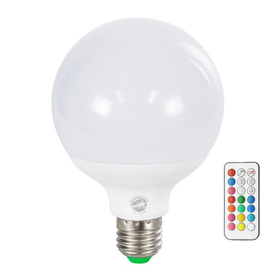 GloboStar® 76071 Λάμπα LED E27 G95 Γλόμπος 12W 780lm 260° AC 220-240V IP20 Φ9.5 x Υ14cm - Εναλλαγή Φωτισμού μέσω Τηλεχειριστηρίου - Πολύχρωμο RGB+WW - 2 Years Warranty GloboStar® 76071 Λάμπα LED E27 G95 Γλόμπος 12W 780lm 260° AC 220-240V IP20 Φ9.5 x Υ14cm - Εναλλαγή Φωτισμού μέσω Τηλεχειριστηρίου - Πολύχρωμο RGB+WW - 2 Years Warranty