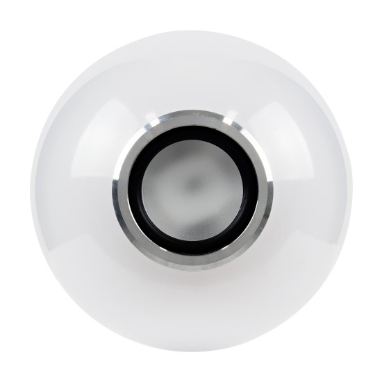 GloboStar® 76072 Λάμπα LED E27 G95 Γλόμπος 12W 780lm 260° με Ενσωματωμένο Bluetooth Ηχείο 3W AC 220-240V IP20 Φ9.5 x Υ13.5cm - Εναλλαγή Φωτισμού μέσω Τηλεχειριστηρίου & Μέσω Smart Home Εφαρμογής HappyLighting APP - Πολύχρωμο RGBW - 2 Years Warranty GloboStar® 76072 Λάμπα LED E27 G95 Γλόμπος 12W 780lm 260° με Ενσωματωμένο Bluetooth Ηχείο 3W AC 220-240V IP20 Φ9.5 x Υ13.5cm - Εναλλαγή Φωτισμού μέσω Τηλεχειριστηρίου & Μέσω Smart Home Εφαρμογής HappyLighting APP - Πολύχρωμο RGBW - 2 Years Warranty