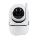 GloboStar® 76078 Table Camera WiFi HD 1080P 3MP 350° Two Way Audio & Motion Detection - Night Vision - Επιτραπέζια Κάμερα WiFi HD 1080P 350° Διπλή Κατέυθυνση Ομιλίας με Ανιχνευτή Κίνησης - Following Face Auto Tracking - Λευκό