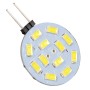 GLOBOSTAR® G4SIDE 76100 Λάμπα G4 LED 4.5W 450lm 120° DC 12-24V IP20 Ψυχρό Λευκό 6000K Dimmable - Sanan SMD Chip - Side Pin - Μ3 x Π3 x Υ0.8cm - 2 Χρόνια Εγγύηση