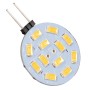 GLOBOSTAR® G4SIDE 76101 Λάμπα G4 LED 4.5W 405lm 120° DC 12-24V IP20 Θερμό Λευκό 2700K Dimmable - Sanan SMD Chip - Side Pin - Μ3 x Π3 x Υ0.8cm - 2 Χρόνια Εγγύηση