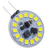 GLOBOSTAR® G4SIDE 76104 Λάμπα G4 LED 3W 330lm 120° DC 12-24V IP20 Ψυχρό Λευκό 6000K Dimmable - Sanan SMD Chip - Side Pin - Μ2.9 x Π2.9 x Υ0.8cm - 2 Χρόνια Εγγύηση