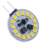 GLOBOSTAR® G4SIDE 76105 Λάμπα G4 LED 3W 330lm 120° DC 12-24V IP20 Φυσικό Λευκό 4500K Dimmable - Sanan SMD Chip - Side Pin - Μ2.9 x Π2.9 x Υ0.8cm - 2 Χρόνια Εγγύηση