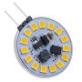 GLOBOSTAR® G4SIDE 76106 Λάμπα G4 LED 3W 300lm 120° DC 12-24V IP20 Θερμό Λευκό 2700K Dimmable - Sanan SMD Chip - Side Pin - Μ2.9 x Π2.9 x Υ0.8cm - 2 Χρόνια Εγγύηση