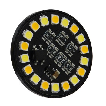 GLOBOSTAR® G4BACK 76111 Λάμπα G4 LED 5W 600lm 120° DC 12V IP20 Ρυθμιζόμενο Λευκό CCT με On/Off 2700K/4500K/6000K - Sanan SMD Chip - Back Pin - Μ3.2 x Π3.2 x Υ0.7cm - 2 Χρόνια Εγγύηση