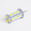 GloboStar® 76133 Λάμπα LED G4 SMD 5630 5W 600lm 320° DC 12-24V IP20 Φ1.8 x Υ4.3cm Ψυχρό Λευκό 6000K Dimmable - 2 Χρόνια Εγγύηση