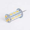 GloboStar® 76134 Λάμπα LED G4 SMD 5630 5W 550lm 320° DC 12-24V IP20 Φ1.8 x Υ4.3cm Θερμό Λευκό 2700K Dimmable - 2 Χρόνια Εγγύηση