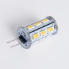 GloboStar® 76134 Λάμπα LED G4 SMD 5630 5W 550lm 320° DC 12-24V IP20 Φ1.8 x Υ4.3cm Θερμό Λευκό 2700K Dimmable - 2 Χρόνια Εγγύηση