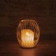 GloboStar® CANDLE 76490 Διακοσμητικό Realistic Κερί με LED Εφέ Κινούμενης Φλόγας - Μπαταρίας 2 x AA (Δεν Συμπεριλαμβάνονται) & Ασύρματο Χειριστήριο IR Θερμό Λευκό 2700K Dimmable Λευκό Φ14 x Υ16cm