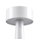 GloboStar® BELLA 76502 Μοντέρνο Επιτραπέζιο Φωτιστικό Πορτατίφ LED 1.5W 105lm 120° DC 5V Επαναφορτιζόμενο με Μπαταρία Li-ion 1800mAh - Διακόπτη Αφής με 3 Εντάσεις Φωτισμού Θερμό Λευκό 2700K Dimmable - Φ9 x 21cm - Λευκό