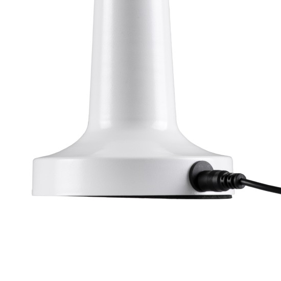 GloboStar® COCO 76508 Επαναφορτιζόμενο Επιτραπέζιο Φωτιστικό Πορτατίφ LED 1.5W 105lm 120° DC 5V IP44 Θερμό Λευκό 2700K Dimmable Λευκό Αλουμίνιο - Μ10 x Π10 x Υ22cm - 2 Xρόνια Εγγύηση GloboStar® COCO 76508 Μοντέρνο Επιτραπέζιο Φωτιστικό Πορτατίφ LED 1.5W 105lm 120° DC 5V Επαναφορτιζόμενο με Μπαταρία 1800mAh - Διακόπτη Αφής με 3 Εντάσεις Φωτισμού Θερμό Λευκό 2700K Dimmable - Φ10 x 22cm - Λευκό