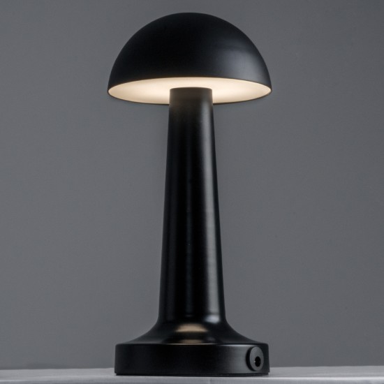 GloboStar® COCO 76509 Επαναφορτιζόμενο Επιτραπέζιο Φωτιστικό Πορτατίφ LED 1.5W 105lm 120° DC 5V IP44 Θερμό Λευκό 2700K Dimmable Μαύρο Αλουμίνιο - Μ10 x Π10 x Υ22cm - 2 Xρόνια Εγγύηση GloboStar® COCO 76509 Μοντέρνο Επιτραπέζιο Φωτιστικό Πορτατίφ LED 1.5W 105lm 120° DC 5V Επαναφορτιζόμενο με Μπαταρία Li-ion 1800mAh - Διακόπτη Αφής με 3 Εντάσεις Φωτισμού Θερμό Λευκό 2700K Dimmable - Φ10 x 22cm - Μαύρο