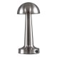 GloboStar® COCO 76510 Επαναφορτιζόμενο Επιτραπέζιο Φωτιστικό Πορτατίφ LED 1.5W 105lm 120° DC 5V IP44 Θερμό Λευκό 2700K Dimmable Ασημί Αλουμίνιο - Μ10 x Π10 x Υ22cm - 2 Xρόνια Εγγύηση GloboStar® COCO 76510 Μοντέρνο Επιτραπέζιο Φωτιστικό Πορτατίφ LED 1.5W 105lm 120° DC 5V Επαναφορτιζόμενο με Μπαταρία Li-ion 1800mAh - Διακόπτη Αφής με 3 Εντάσεις Φωτισμού Θερμό Λευκό 2700K Dimmable - Φ10 x 22cm - Ασημί