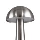 GloboStar® COCO 76510 Επαναφορτιζόμενο Επιτραπέζιο Φωτιστικό Πορτατίφ LED 1.5W 105lm 120° DC 5V IP44 Θερμό Λευκό 2700K Dimmable Ασημί Αλουμίνιο - Μ10 x Π10 x Υ22cm - 2 Xρόνια Εγγύηση GloboStar® COCO 76510 Μοντέρνο Επιτραπέζιο Φωτιστικό Πορτατίφ LED 1.5W 105lm 120° DC 5V Επαναφορτιζόμενο με Μπαταρία Li-ion 1800mAh - Διακόπτη Αφής με 3 Εντάσεις Φωτισμού Θερμό Λευκό 2700K Dimmable - Φ10 x 22cm - Ασημί