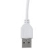 GloboStar® FIARIA 76531 Μοντέρνο Επιτραπέζιο Φωτιστικό Πορτατίφ LED 5W 500lm 180° DC 5V - με Ασύρματη Φόρτιση - Wireless Charger - Διακόπτη Αφής - CCT Θερμό Λευκό 2700K - Φυσικό Λευκό 4500K - Ψυχρό Λευκό 6000K Dimmable - Μ25 x Π10.5 x Υ35.5 - Λευκό