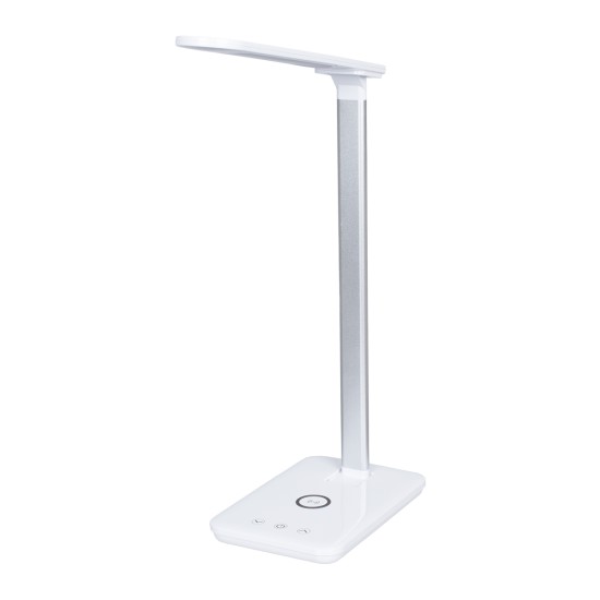 GLOBOSTAR® ONO 76532 Μοντέρνο Επιτραπέζιο Φωτιστικό Γραφείου με Ασύρματη Φόρτιση 10W 2A LED 3.5W 350lm 120° DC 5V με USB-C IP20 Ρυθμιζόμενο Λευκό CCT με Αφή 2700K/4500K/6000K Dimmable - Sanan SMD Chip - Λευκό - Μ18 x Π12 x Υ36cm - 2 Χρόνια Εγγύηση GLOBOSTAR® ONO 76532 Μοντέρνο Επιτραπέζιο Φωτιστικό Γραφείου με Ασύρματη Φόρτιση 10W 2A LED 3.5W 350lm 120° DC 5V με USB-C IP20 Ρυθμιζόμενο Λευκό CCT με Αφή 2700K/4500K/6000K Dimmable - Sanan SMD Chip - Λευκό - Μ18 x Π12 x Υ36cm - 2 Χρόνια Εγγύηση