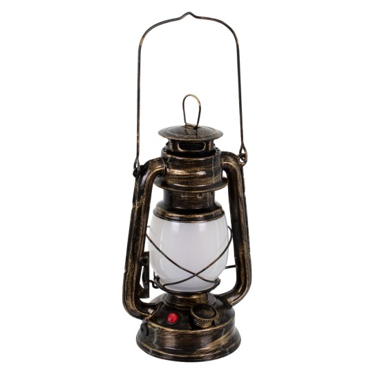 GloboStar® 76547 Επιτραπέζιο Φωτιστικό Πορτατίφ LED 10W 500lm 360° με Μπαταρίες (Περιλαμβάνονται) IP20 Ultra Θερμό Λευκό 1800K Μπρούτζινο Μέταλλο - Μ15 x Π11.5 x Υ23.5cm - 2 Xρόνια Εγγύηση GloboStar® 76547 Vintage Επιτραπέζιο Διακοσμητικό Φωτιστικό LED Retro Μπρούτζινο Φαναράκι Flame Effect 10W 500lm Επαναφορτιζόμενο με Διακόπτη On/Off & Καλώδιο Πρίζα Σούκο - Μπαταρίας 2x18650 4000Mah (Περιλαμβάνονται) Ultra Θερμό Λευκό 1800K