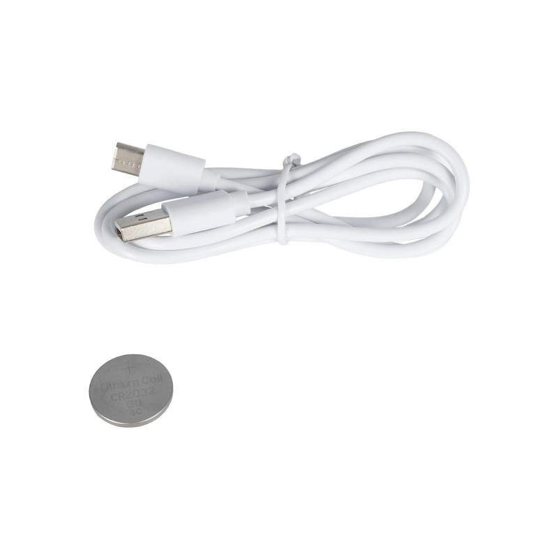 GLOBOSTAR® ZENTIME 76554 Μοντέρνο Επιτραπέζιο Φωτιστικό Γραφείου με Ασύρματη Φόρτιση 15W 3A & Ψηφιακό Ρολόι LED 3.5W 350lm 120° DC 5V με USB-C IP20 Ρυθμιζόμενο Λευκό CCT με Αφή 2700K/4500K/6000K Dimmable - Sanan SMD Chip - Μαύρο - Μ19.5 x Π14.5 x Υ38.