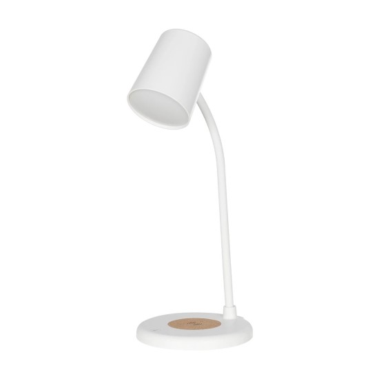 GLOBOSTAR® LUCORA 76555 Μοντέρνο Επιτραπέζιο Φωτιστικό Γραφείου με Ασύρματη Φόρτιση 10W 2A & 4W Bluetooth Ηχείο LED 3W 300lm 120° DC 5V με USB-C IP20 Ρυθμιζόμενο Λευκό CCT με Αφή 2700K/4500K/6000K Dimmable - Sanan SMD Chip - Λευκό - Μ12 x Π12 x Υ32cm GLOBOSTAR® LUCORA 76555 Μοντέρνο Επιτραπέζιο Φωτιστικό Γραφείου με Ασύρματη Φόρτιση 10W 2A & 4W Bluetooth Ηχείο LED 3W 300lm 120° DC 5V με USB-C IP20 Ρυθμιζόμενο Λευκό CCT με Αφή 2700K/4500K/6000K Dimmable - Sanan SMD Chip - Λευκό - Μ12 x Π12 x Υ32cm