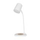 GLOBOSTAR® LUCORA 76555 Μοντέρνο Επιτραπέζιο Φωτιστικό Γραφείου με Ασύρματη Φόρτιση 10W 2A & 4W Bluetooth Ηχείο LED 3W 300lm 120° DC 5V με USB-C IP20 Ρυθμιζόμενο Λευκό CCT με Αφή 2700K/4500K/6000K Dimmable - Sanan SMD Chip - Λευκό - Μ12 x Π12 x Υ32cm GLOBOSTAR® LUCORA 76555 Μοντέρνο Επιτραπέζιο Φωτιστικό Γραφείου με Ασύρματη Φόρτιση 10W 2A & 4W Bluetooth Ηχείο LED 3W 300lm 120° DC 5V με USB-C IP20 Ρυθμιζόμενο Λευκό CCT με Αφή 2700K/4500K/6000K Dimmable - Sanan SMD Chip - Λευκό - Μ12 x Π12 x Υ32cm