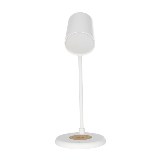 GLOBOSTAR® LUCORA 76555 Μοντέρνο Επιτραπέζιο Φωτιστικό Γραφείου με Ασύρματη Φόρτιση 10W 2A & 4W Bluetooth Ηχείο LED 3W 300lm 120° DC 5V με USB-C IP20 Ρυθμιζόμενο Λευκό CCT με Αφή 2700K/4500K/6000K Dimmable - Sanan SMD Chip - Λευκό - Μ12 x Π12 x Υ32cm GLOBOSTAR® LUCORA 76555 Μοντέρνο Επιτραπέζιο Φωτιστικό Γραφείου με Ασύρματη Φόρτιση 10W 2A & 4W Bluetooth Ηχείο LED 3W 300lm 120° DC 5V με USB-C IP20 Ρυθμιζόμενο Λευκό CCT με Αφή 2700K/4500K/6000K Dimmable - Sanan SMD Chip - Λευκό - Μ12 x Π12 x Υ32cm