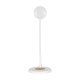 GLOBOSTAR® LUCORA 76555 Μοντέρνο Επιτραπέζιο Φωτιστικό Γραφείου με Ασύρματη Φόρτιση 10W 2A & 4W Bluetooth Ηχείο LED 3W 300lm 120° DC 5V με USB-C IP20 Ρυθμιζόμενο Λευκό CCT με Αφή 2700K/4500K/6000K Dimmable - Sanan SMD Chip - Λευκό - Μ12 x Π12 x Υ32cm GLOBOSTAR® LUCORA 76555 Μοντέρνο Επιτραπέζιο Φωτιστικό Γραφείου με Ασύρματη Φόρτιση 10W 2A & 4W Bluetooth Ηχείο LED 3W 300lm 120° DC 5V με USB-C IP20 Ρυθμιζόμενο Λευκό CCT με Αφή 2700K/4500K/6000K Dimmable - Sanan SMD Chip - Λευκό - Μ12 x Π12 x Υ32cm