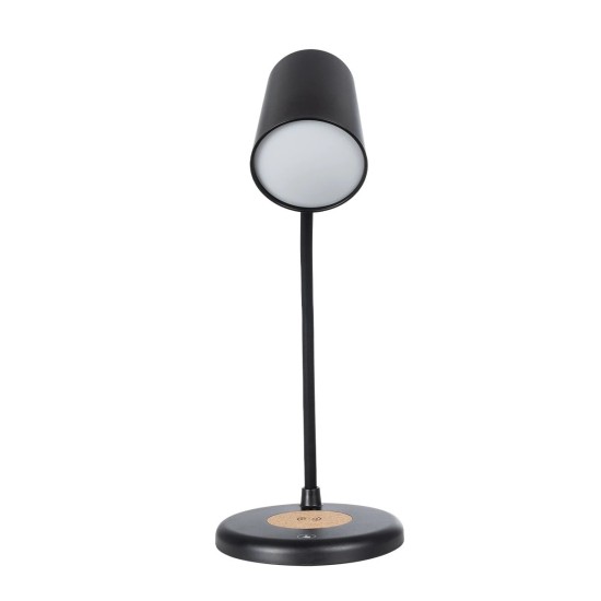 GLOBOSTAR® LUCORA 76556 Μοντέρνο Επιτραπέζιο Φωτιστικό Γραφείου με Ασύρματη Φόρτιση 10W 2A & 4W Bluetooth Ηχείο LED 3W 300lm 120° DC 5V με USB-C IP20 Ρυθμιζόμενο Λευκό CCT με Αφή 2700K/4500K/6000K Dimmable - Sanan SMD Chip - Μαύρο - Μ12 x Π12 x Υ32cm GLOBOSTAR® LUCORA 76556 Μοντέρνο Επιτραπέζιο Φωτιστικό Γραφείου με Ασύρματη Φόρτιση 10W 2A & 4W Bluetooth Ηχείο LED 3W 300lm 120° DC 5V με USB-C IP20 Ρυθμιζόμενο Λευκό CCT με Αφή 2700K/4500K/6000K Dimmable - Sanan SMD Chip - Μαύρο - Μ12 x Π12 x Υ32cm