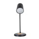 GLOBOSTAR® LUCORA 76556 Μοντέρνο Επιτραπέζιο Φωτιστικό Γραφείου με Ασύρματη Φόρτιση 10W 2A & 4W Bluetooth Ηχείο LED 3W 300lm 120° DC 5V με USB-C IP20 Ρυθμιζόμενο Λευκό CCT με Αφή 2700K/4500K/6000K Dimmable - Sanan SMD Chip - Μαύρο - Μ12 x Π12 x Υ32cm GLOBOSTAR® LUCORA 76556 Μοντέρνο Επιτραπέζιο Φωτιστικό Γραφείου με Ασύρματη Φόρτιση 10W 2A & 4W Bluetooth Ηχείο LED 3W 300lm 120° DC 5V με USB-C IP20 Ρυθμιζόμενο Λευκό CCT με Αφή 2700K/4500K/6000K Dimmable - Sanan SMD Chip - Μαύρο - Μ12 x Π12 x Υ32cm