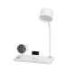 GLOBOSTAR® OLDY 76557 Μοντέρνο Επιτραπέζιο Φωτιστικό Γραφείου με Ασύρματη Φόρτιση 15W 3A, 5W Bluetooth Ηχείο & Ψηφιακό Ρολόι LED 3W 300lm 120° DC 5V με USB-C IP20 Ρυθμιζόμενο Λευκό CCT με Αφή 2700K/4500K/6000K Dimmable - Sanan SMD Chip - Λευκό - Μ13 x GLOBOSTAR® OLDY 76557 Μοντέρνο Επιτραπέζιο Φωτιστικό Γραφείου με Ασύρματη Φόρτιση 15W 3A, 5W Bluetooth Ηχείο & Ψηφιακό Ρολόι LED 3W 300lm 120° DC 5V με USB-C IP20 Ρυθμιζόμενο Λευκό CCT με Αφή 2700K/4500K/6000K Dimmable - Sanan SMD Chip - Λευκό - Μ13 x