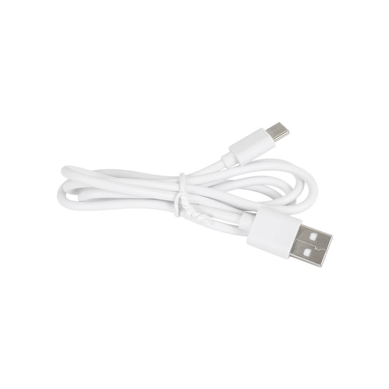 GLOBOSTAR® OLDY 76557 Μοντέρνο Επιτραπέζιο Φωτιστικό Γραφείου με Ασύρματη Φόρτιση 15W 3A, 5W Bluetooth Ηχείο & Ψηφιακό Ρολόι LED 3W 300lm 120° DC 5V με USB-C IP20 Ρυθμιζόμενο Λευκό CCT με Αφή 2700K/4500K/6000K Dimmable - Sanan SMD Chip - Λευκό - Μ13 x