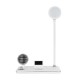 GLOBOSTAR® OLDY 76557 Μοντέρνο Επιτραπέζιο Φωτιστικό Γραφείου με Ασύρματη Φόρτιση 15W 3A, 5W Bluetooth Ηχείο & Ψηφιακό Ρολόι LED 3W 300lm 120° DC 5V με USB-C IP20 Ρυθμιζόμενο Λευκό CCT με Αφή 2700K/4500K/6000K Dimmable - Sanan SMD Chip - Λευκό - Μ13 x GLOBOSTAR® OLDY 76557 Μοντέρνο Επιτραπέζιο Φωτιστικό Γραφείου με Ασύρματη Φόρτιση 15W 3A, 5W Bluetooth Ηχείο & Ψηφιακό Ρολόι LED 3W 300lm 120° DC 5V με USB-C IP20 Ρυθμιζόμενο Λευκό CCT με Αφή 2700K/4500K/6000K Dimmable - Sanan SMD Chip - Λευκό - Μ13 x