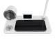 GLOBOSTAR® OLDY 76557 Μοντέρνο Επιτραπέζιο Φωτιστικό Γραφείου με Ασύρματη Φόρτιση 15W 3A, 5W Bluetooth Ηχείο & Ψηφιακό Ρολόι LED 3W 300lm 120° DC 5V με USB-C IP20 Ρυθμιζόμενο Λευκό CCT με Αφή 2700K/4500K/6000K Dimmable - Sanan SMD Chip - Λευκό - Μ13 x GLOBOSTAR® OLDY 76557 Μοντέρνο Επιτραπέζιο Φωτιστικό Γραφείου με Ασύρματη Φόρτιση 15W 3A, 5W Bluetooth Ηχείο & Ψηφιακό Ρολόι LED 3W 300lm 120° DC 5V με USB-C IP20 Ρυθμιζόμενο Λευκό CCT με Αφή 2700K/4500K/6000K Dimmable - Sanan SMD Chip - Λευκό - Μ13 x