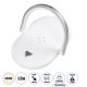 GloboStar® ECLIPSE 76559 Επιτραπέζιο Φωτιστικό Πορτατίφ LED 15W 1200lm 180° AC 220-240V IP20 Φυσικό Λευκό 4500K Dimmable Λευκό Πλαστικό - Μ17 x Π13 x Υ10cm - 2 Xρόνια Εγγύηση GloboStar® ECLIPSE 76559 Μοντέρνο Επιτραπέζιο Φωτιστικό Πορτατίφ LED 15W 1200lm 180° AC 230V - με Ασύρματη Φόρτιση - Wireless Charger - Διακόπτη Αφής με 3 Εντάσεις Φωτισμού Φυσικό Λευκό 4500K Dimmable - Μ17 x Π13 x Υ10 - Λευκό