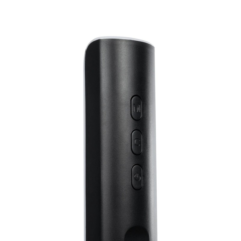 GLOBOSTAR® DIGICOLUMN 76562 Μοντέρνο Επιτραπέζιο Γραμμικό Ψηφιακό Φωτιστικό Digital Pixel Symphony Bar με WiFi Εφαρμογή LED 1.5W 90lm 120° DC 5V με USB-C & Επαναφορτιζόμενη Μπαταρία LiPo 601045 3.7V 280mAh IP20 Πολύχρωμο RGB Dimmable - Μαύρο - Μ5.6 x