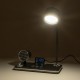 GLOBOSTAR® OLDY 76563 Μοντέρνο Επιτραπέζιο Φωτιστικό Γραφείου με Ασύρματη Φόρτιση 15W 3A, 5W Bluetooth Ηχείο & Ψηφιακό Ρολόι LED 3W 300lm 120° DC 5V με USB-C IP20 Ρυθμιζόμενο Λευκό CCT με Αφή 2700K/4500K/6000K Dimmable - Sanan SMD Chip - Μαύρο - Μ13 x GLOBOSTAR® OLDY 76563 Μοντέρνο Επιτραπέζιο Φωτιστικό Γραφείου με Ασύρματη Φόρτιση 15W 3A, 5W Bluetooth Ηχείο & Ψηφιακό Ρολόι LED 3W 300lm 120° DC 5V με USB-C IP20 Ρυθμιζόμενο Λευκό CCT με Αφή 2700K/4500K/6000K Dimmable - Sanan SMD Chip - Μαύρο - Μ13 x