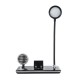 GLOBOSTAR® OLDY 76563 Μοντέρνο Επιτραπέζιο Φωτιστικό Γραφείου με Ασύρματη Φόρτιση 15W 3A, 5W Bluetooth Ηχείο & Ψηφιακό Ρολόι LED 3W 300lm 120° DC 5V με USB-C IP20 Ρυθμιζόμενο Λευκό CCT με Αφή 2700K/4500K/6000K Dimmable - Sanan SMD Chip - Μαύρο - Μ13 x GLOBOSTAR® OLDY 76563 Μοντέρνο Επιτραπέζιο Φωτιστικό Γραφείου με Ασύρματη Φόρτιση 15W 3A, 5W Bluetooth Ηχείο & Ψηφιακό Ρολόι LED 3W 300lm 120° DC 5V με USB-C IP20 Ρυθμιζόμενο Λευκό CCT με Αφή 2700K/4500K/6000K Dimmable - Sanan SMD Chip - Μαύρο - Μ13 x