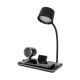 GLOBOSTAR® OLDY 76563 Μοντέρνο Επιτραπέζιο Φωτιστικό Γραφείου με Ασύρματη Φόρτιση 15W 3A, 5W Bluetooth Ηχείο & Ψηφιακό Ρολόι LED 3W 300lm 120° DC 5V με USB-C IP20 Ρυθμιζόμενο Λευκό CCT με Αφή 2700K/4500K/6000K Dimmable - Sanan SMD Chip - Μαύρο - Μ13 x GLOBOSTAR® OLDY 76563 Μοντέρνο Επιτραπέζιο Φωτιστικό Γραφείου με Ασύρματη Φόρτιση 15W 3A, 5W Bluetooth Ηχείο & Ψηφιακό Ρολόι LED 3W 300lm 120° DC 5V με USB-C IP20 Ρυθμιζόμενο Λευκό CCT με Αφή 2700K/4500K/6000K Dimmable - Sanan SMD Chip - Μαύρο - Μ13 x