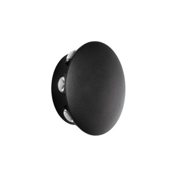 GLOBOSTAR® SOL 60796 Μοντέρνο Φωτιστικό Τοίχου - Απλίκα LED 16W 2000lm 30° AC 220-240V Αδιάβροχο IP65 Θερμό Λευκό 2700K - CREE XPE Chip & TÜV SÜD Driver - Μαύρο Ματ - Μ16 x Π5.5 x Υ16cm - 5 Χρόνια Εγγύηση