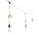 GLOBOSTAR® WHIP 77676 Μοντέρνο DIY Φωτιστικό με Υφασμάτινο Καλώδιο, Ντουί 3 x E27, Διακόπτη On/Off & Πρίζα AC 220-240V IP20 - Μπεζ & Μαύρο - Μ650 x Π5.5 x Υ100cm GLOBOSTAR® WHIP 77676 Μοντέρνο DIY Φωτιστικό με Υφασμάτινο Καλώδιο, Ντουί 3 x E27, Διακόπτη On/Off & Πρίζα AC 220-240V IP20 - Μπεζ & Μαύρο - Μ650 x Π5.5 x Υ100cm