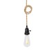 GLOBOSTAR® WHIP 77676 Μοντέρνο DIY Φωτιστικό με Υφασμάτινο Καλώδιο, Ντουί 3 x E27, Διακόπτη On/Off & Πρίζα AC 220-240V IP20 - Μπεζ & Μαύρο - Μ650 x Π5.5 x Υ100cm GLOBOSTAR® WHIP 77676 Μοντέρνο DIY Φωτιστικό με Υφασμάτινο Καλώδιο, Ντουί 3 x E27, Διακόπτη On/Off & Πρίζα AC 220-240V IP20 - Μπεζ & Μαύρο - Μ650 x Π5.5 x Υ100cm