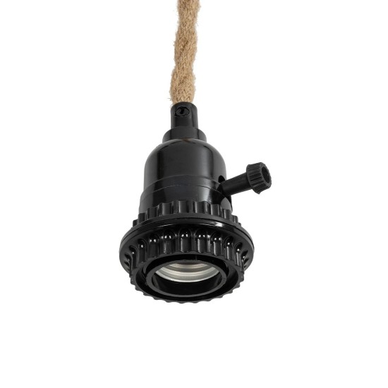 GLOBOSTAR® WHIP 77676 Μοντέρνο DIY Φωτιστικό με Υφασμάτινο Καλώδιο, Ντουί 3 x E27, Διακόπτη On/Off & Πρίζα AC 220-240V IP20 - Μπεζ & Μαύρο - Μ650 x Π5.5 x Υ100cm GLOBOSTAR® WHIP 77676 Μοντέρνο DIY Φωτιστικό με Υφασμάτινο Καλώδιο, Ντουί 3 x E27, Διακόπτη On/Off & Πρίζα AC 220-240V IP20 - Μπεζ & Μαύρο - Μ650 x Π5.5 x Υ100cm