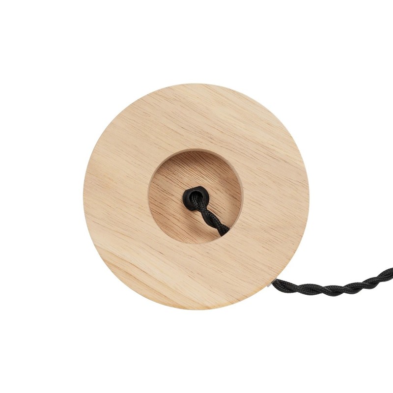 GLOBOSTAR® NOX 77701 Μοντέρνο Επιτραπέζιο Φωτιστικό Πορτατίφ με Ντουί 1 x E27 AC 220-240V IP20 - Μπεζ & Μπρούτζινο - Μ12 x Π12 x Υ9cm