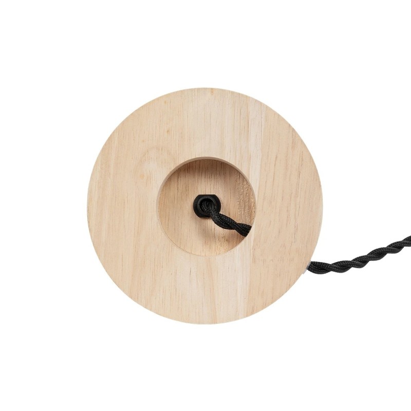 GLOBOSTAR® NOX 77702 Μοντέρνο Επιτραπέζιο Φωτιστικό Πορτατίφ με Ντουί 1 x E27 AC 220-240V IP20 - Μπεζ & Χρυσό - Μ12 x Π12 x Υ9cm