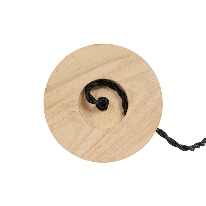 GLOBOSTAR® NOX 77703 Μοντέρνο Επιτραπέζιο Φωτιστικό Πορτατίφ με Ντουί 1 x E27 AC 220-240V IP20 - Μπεζ & Ασημί - Μ12 x Π12 x Υ9cm