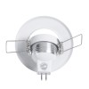 GloboStar® DELTA 77800 Χωνευτό Κινούμενο Στρόγγυλο Σποτ Οροφής για Λάμπα MR11 με Βάση GU5.3 ή GU10 - IP20 - Μεταλλικό - Φ70 x Υ21mm - Λευκό - 5 Χρόνια Εγγύηση