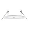 GloboStar® DELTA 77807 Χωνευτό Στρόγγυλο Σποτ Οροφής για Λάμπα MR16 με Βάση GU5.3 ή GU10 - IP20 - Μεταλλικό - Φ83 x Υ31mm - Λευκό - 5 Χρόνια Εγγύηση