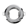 GLOBOSTAR® RAFY 77810 Χωνευτή Βάση για Σποτ MR16 με Ντουί GU10/GU5.3 IP20 - Νίκελ Χρώμιο - Μ8.3 x Π8.3 x Υ3.1cm / Q6cm