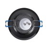 GloboStar® DELTA 77812 Χωνευτό Στρόγγυλο Σποτ Οροφής για Λάμπα MR16 με Βάση GU5.3 ή GU10 - IP20 - Μεταλλικό - Φ83 x Υ31mm - Χάλκινο - 5 Χρόνια Εγγύηση
