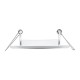 GLOBOSTAR® RAFY 77814 Χωνευτή Κινούμενη Βάση για Σποτ MR16 με Ντουί GU10/GU5.3 IP20 - Λευκό - Μ9.2 x Π9.2 x Υ3.1cm / Q7cm