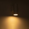 GloboStar® WALLY 77870 Φωτιστικό Τοίχου - Απλίκα Αρχιτεκτονικού Φωτισμού Εσωτερικού/Εξωτερικού Χώρου Up or Down Μονόφωτο 1 x GU10 AC220-240V Αδιάβροχο IP65 - Σώμα Αλουμινίου & Tempered Glass - Μ6.4 x Π11 x Υ17cm - Λευκό - 5 Years Warranty